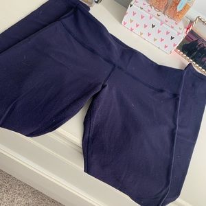 Navy/purple lululemon winder under leggings